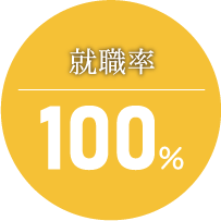 就職率100%